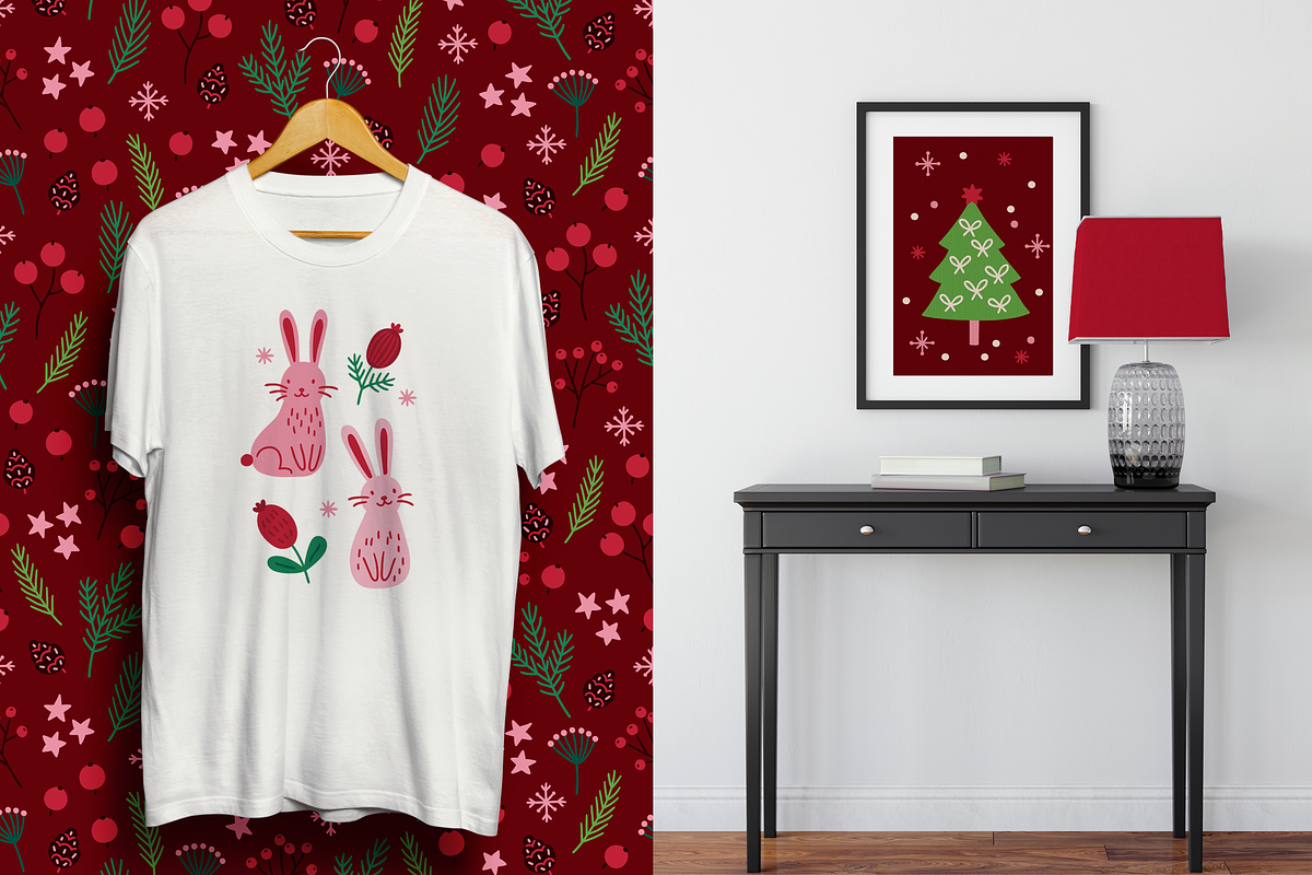 Holiday Forest Kit, a Seasonal Illustration by miumiu (Photo 12 of 15)