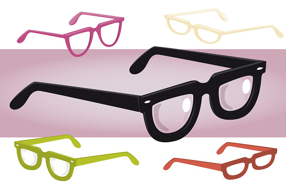 Vintage glasses collection preview 2