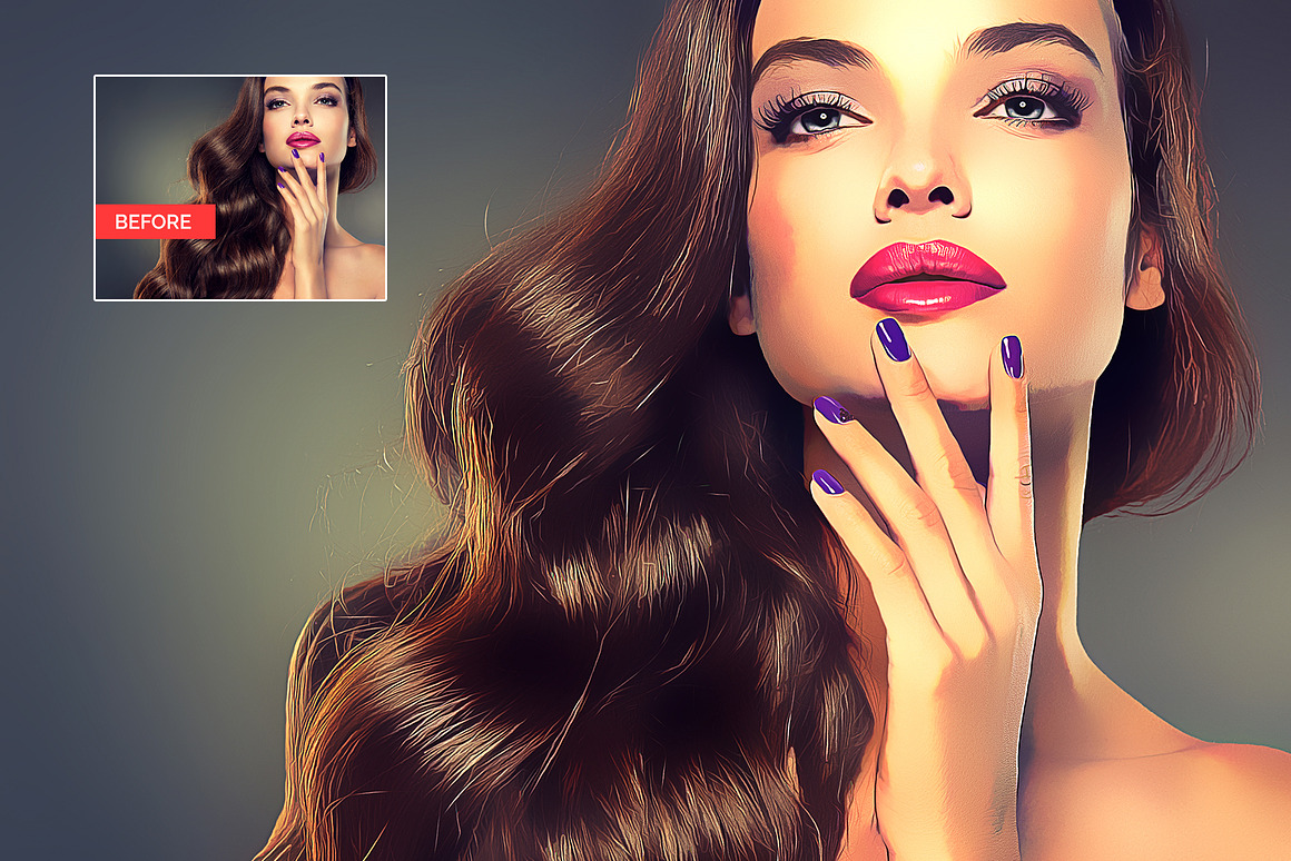 830 Creative Photoshop Action BUNDLE, an Action Add-On by Design Forest (Photo 73 of 133)