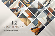 Abstract geometric pattern, a Pattern Graphic by DamonYang's shop (Thumbnail 1 of 7)