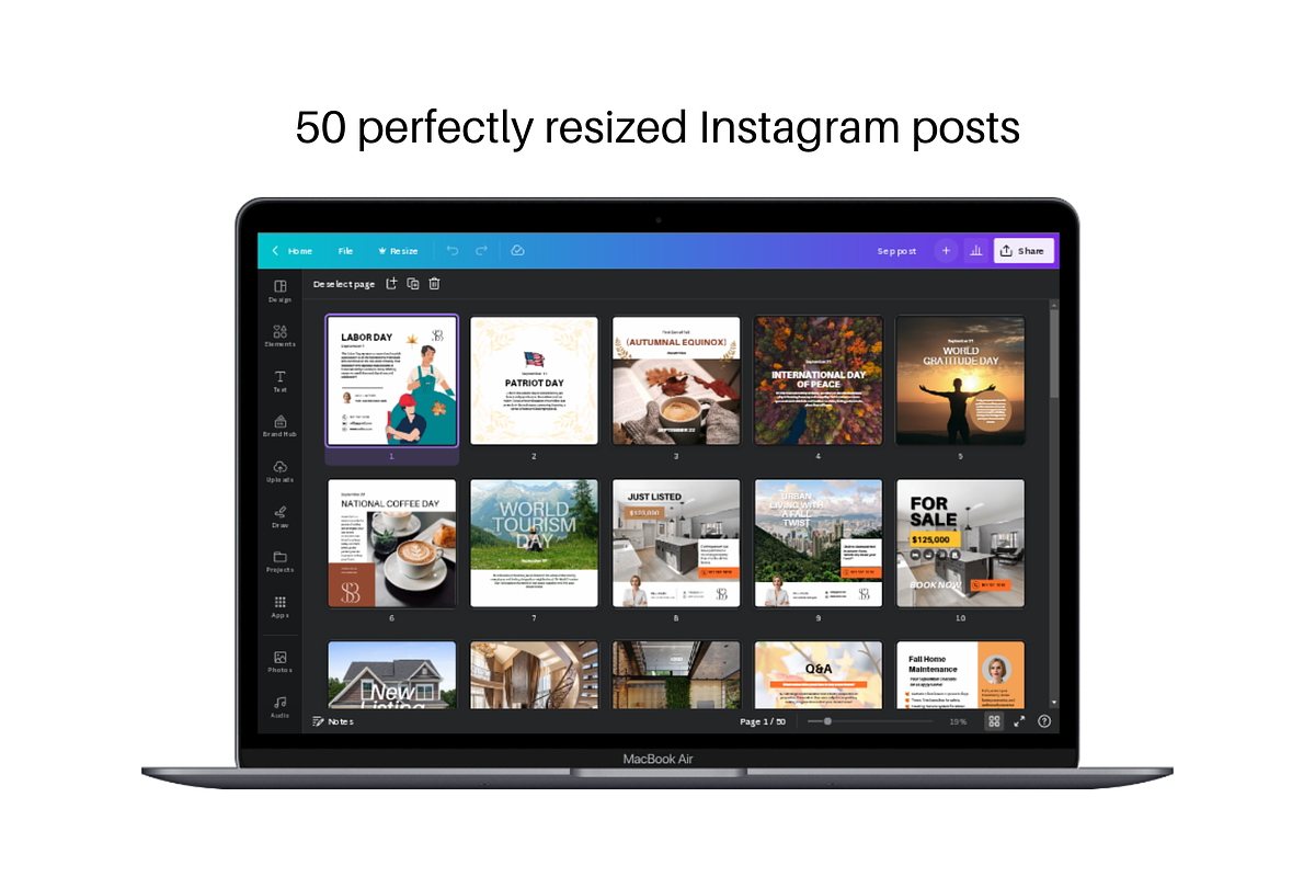 Real Estate September Marketing, a Social Media Template by Modernastic - Canva (Photo 7 of 8)