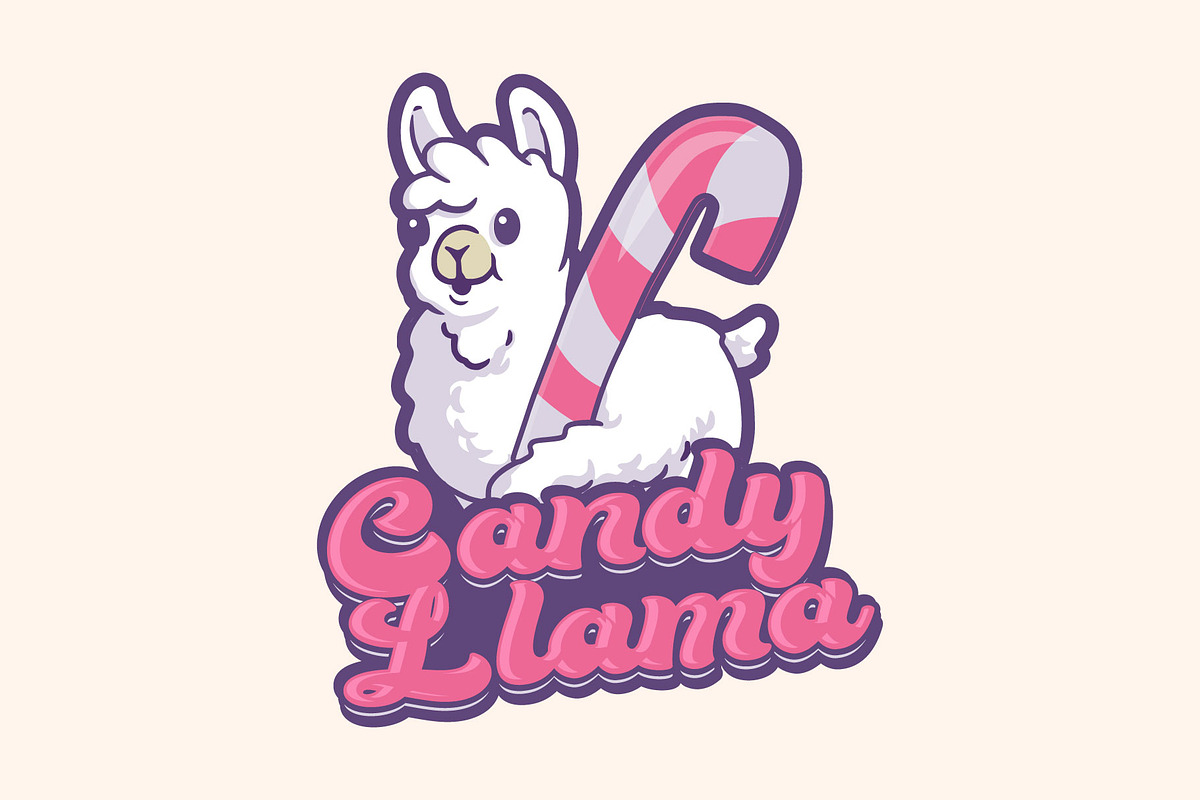 Vector animal Llama alpaca wool, a Branding & Logo Template by Vinsvectory (Photo 3 of 3)