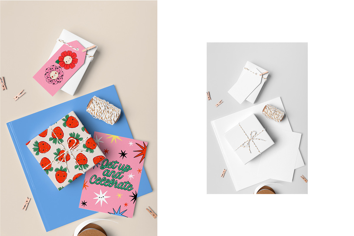 SMALL GIFT BOXES MOCKUPS, a Print Template by MCKP*ME (Photo 2 of 9)
