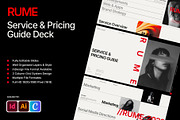RUME | Service & Pricing Guide, a Presentation Template by Templeste (Thumbnail 3 of 7)