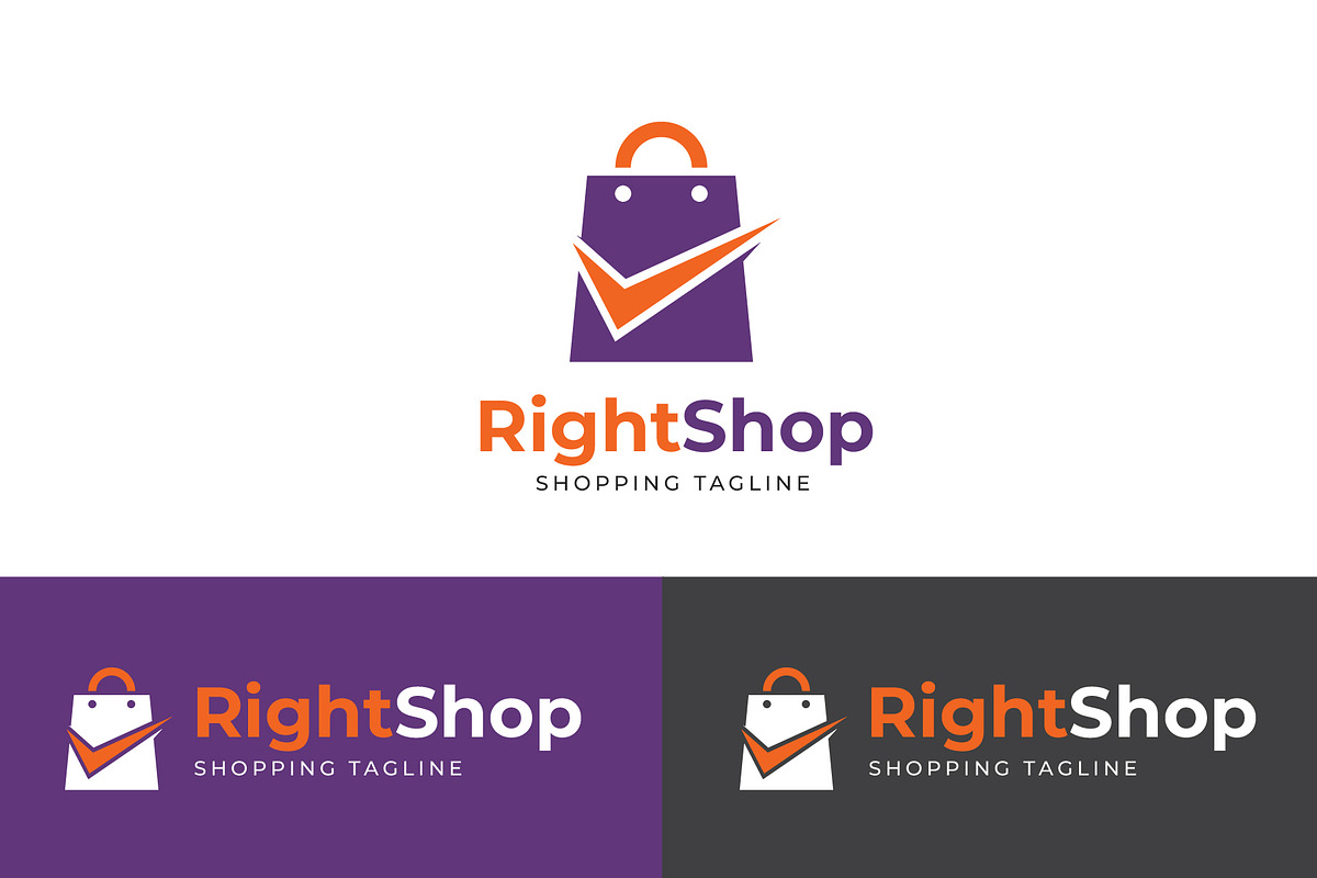 Right Shop - Shopping logo, a Branding & Logo Template by Design Box (Photo 1 of 2)