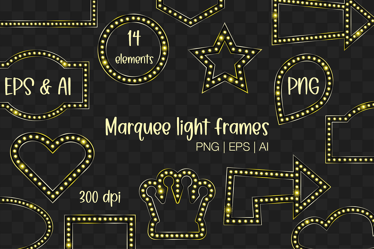 Retro geometric frame signboard EPS, an Object Graphic by MariiaVD (Photo 1 of 8)