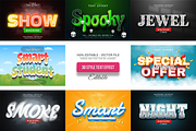 3D Text Effects Collection Vol 39, a Graphic by Aglonemadesign (Thumbnail 1 of 9)