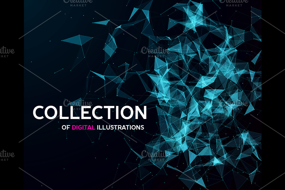 Abstract space backgrounds, a Technology Illustration by Julvil (Photo 3 of 10)