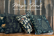 Magic forest -  seamless patterns, a Pattern Graphic by Anna Isaeva (Thumbnail 1 of 5)