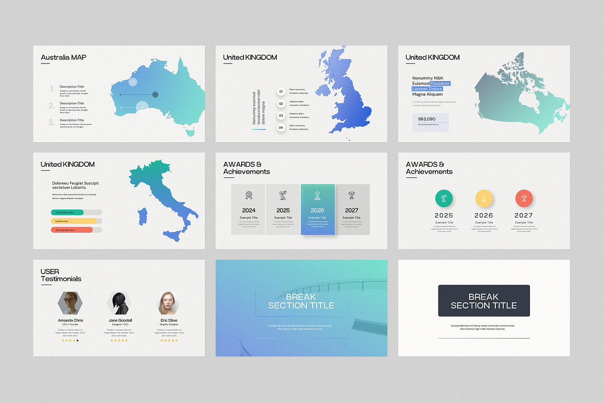 Business Plan PowerPoint Template, a Presentation Template by GoldenPixelStudio (Photo 27 of 29)