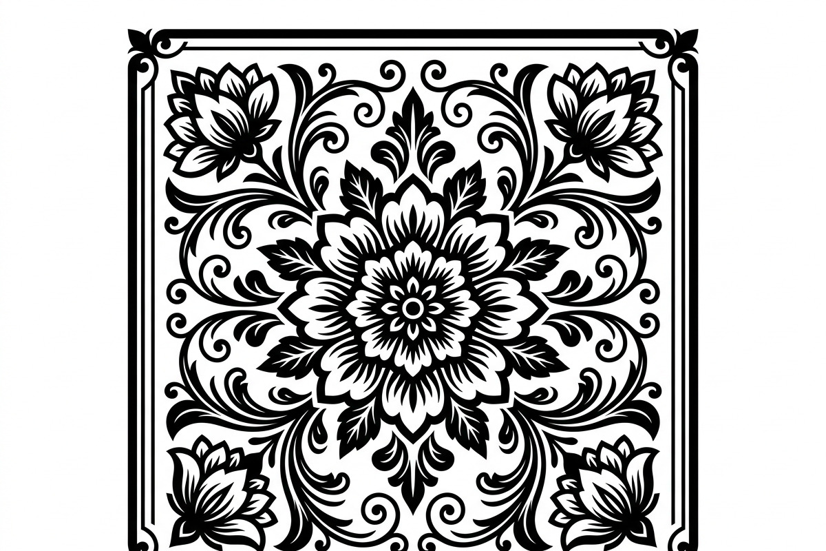 50 Elegant Floral Ornament Bundle, a Decorative Illustration by Amazin_art (Photo 35 of 38)