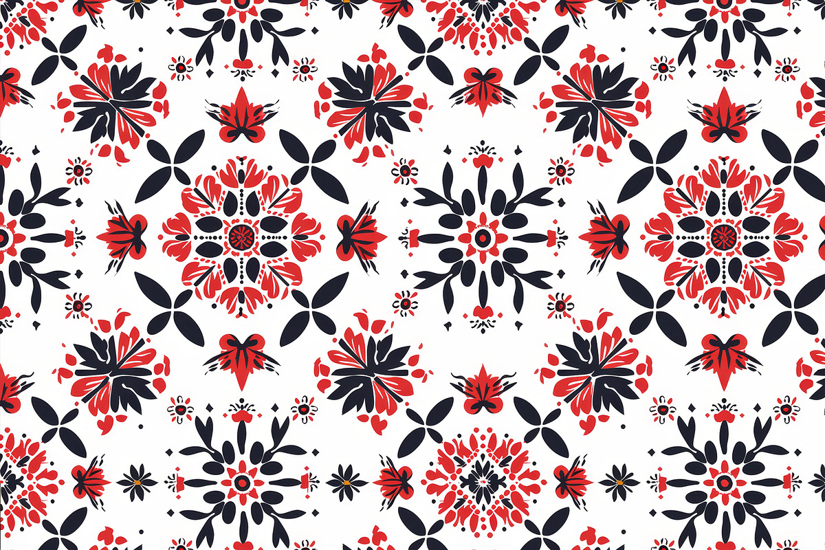 Ukrainian folk seamless patterns set, a Pattern Graphic by kizi (Photo 6 of 10)