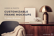 Video&Photo Frame mockups. Interior, a Print Template by Una Matison (Thumbnail 1 of 22)