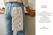 Waffle Tea Towel Mockup, a Household Mockup by EmpaviMockups (Thumbnail 6 of 6)