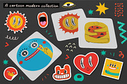 MOODS cartoon modern clipart pack, a Decorative Illustration by Virinaflora (Thumbnail 8 of 10)