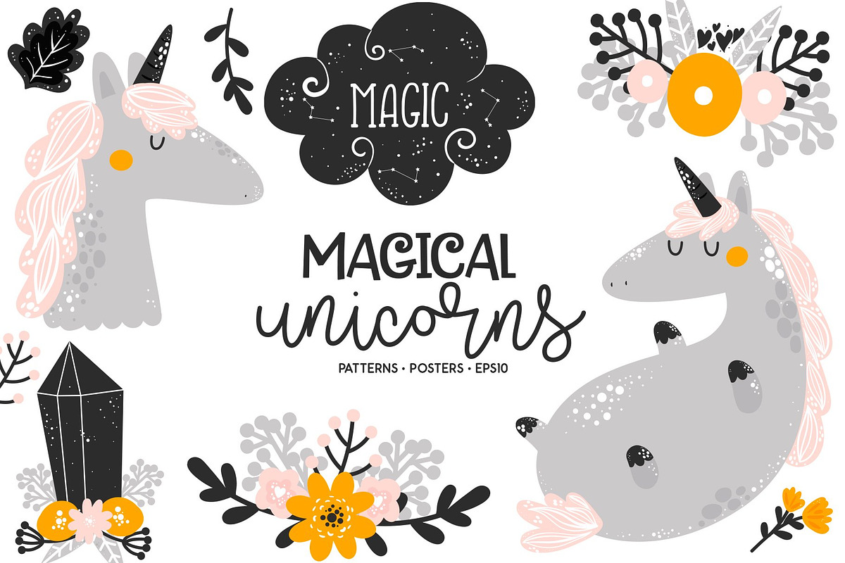 Magical Unicorn - Kids Collection, an Animal Illustration by Sumacj (Photo 1 of 8)