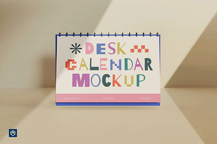 Desk Calendar Mockup