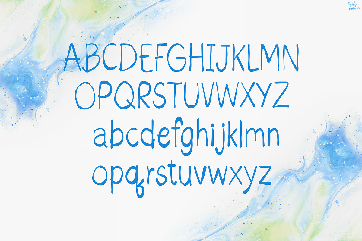 Soft Ink | Handwriting font, a Handwritten Font by LivelyAutumn11.11 (Photo 2 of 5)