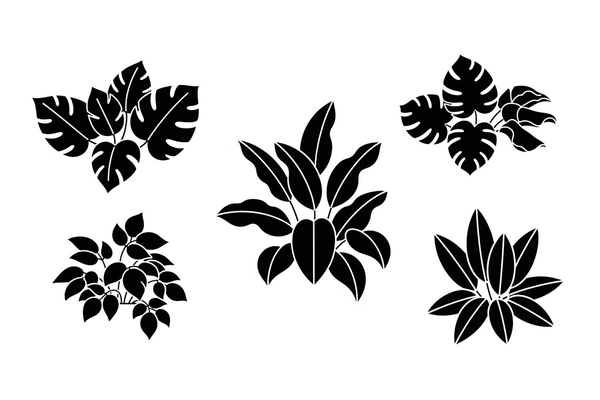Minimal Botanical Leaf Silhouette Bu, an Illustration by Creativeshirt (Photo 51 of 51)