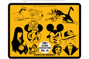 Bundle 3 Classic Character-Stamp Set, a Brush Add-On by LA Studio Sthlm (Thumbnail 6 of 17)