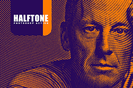 Halftone Photoshop Action