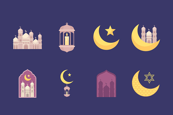 Eid Al Fitr Icons Set preview 2