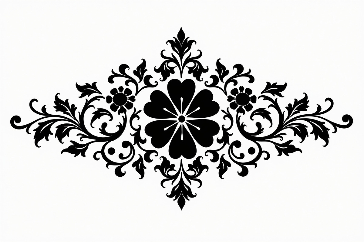 Vintage Flower Ornament Set, an Illustration by Creativeshirt (Photo 16 of 21)