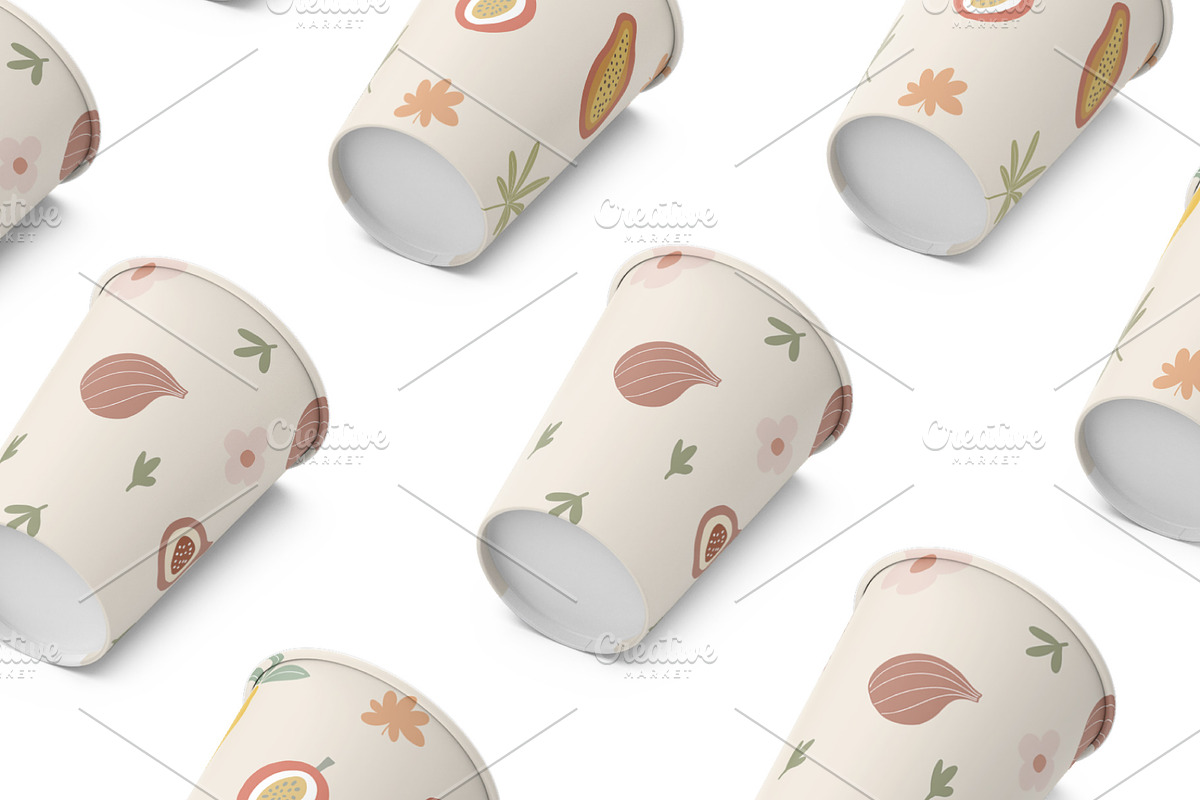 Floral Abstract Elements, a Decorative Illustration by DikayaMiau (Photo 11 of 13)