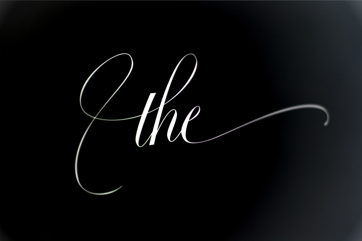 Fifty pre-made elements of THE, a Symbol Font by Blessed Print (Photo 18 of 20)