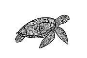 Mandala Sea Turtle SVG Bundle, an Illustration by yasushie (Thumbnail 8 of 31)