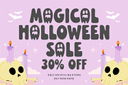 Haunted Sunday - Halloween Font, a Handwritten Font by Keithzo (Thumbnail 5 of 6)