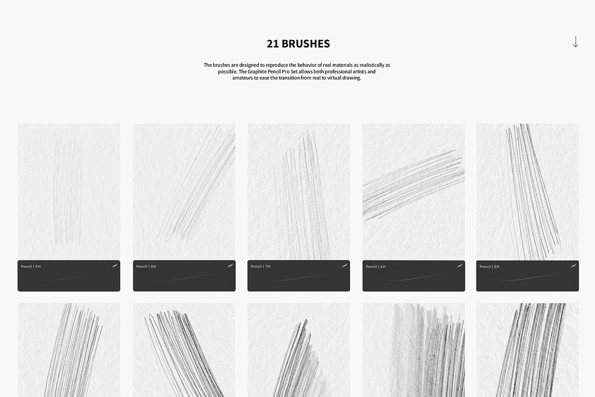 Graphite Pencils for Procreate, a Brush Add-On by Roman Striga (Photo 4 of 8)