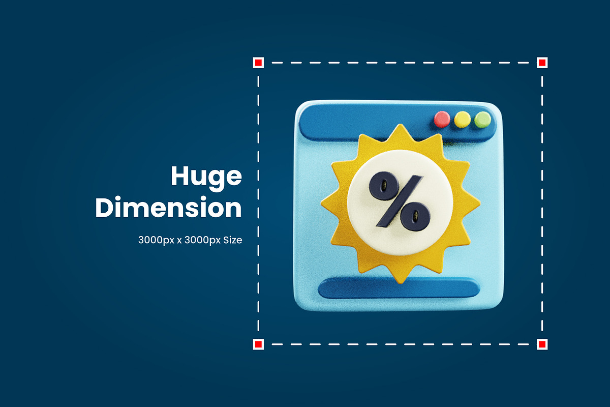 3D Website Icon, an Object 3D Model by SLAB! Design (Photo 2 of 4)