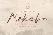 Mokeba handwritting, a Handwritten Font by Olexstudio (Thumbnail 1 of 7)