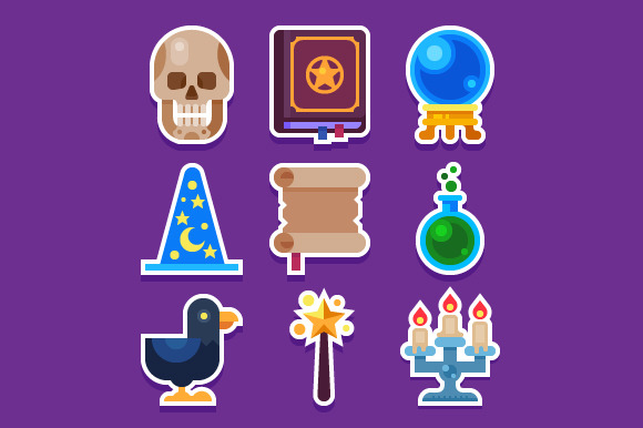 Magic Set, an Object Illustration by JulyPluto