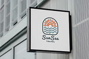 Travel Sun Sea Logo, a Branding & Logo Template by Design_Planet (Thumbnail 3 of 3)