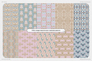 Art Deco Vector Pattern Set, a Texture Illustration by angelainthefields (Thumbnail 7 of 8)
