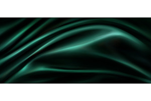 Green silk fabric texture with, an Illustration by art PVP - market