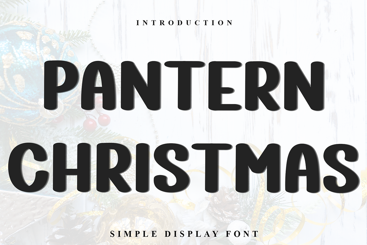 Pantern Christmas, a Script Font by FreshTypeINK (Photo 1 of 8)