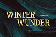Winter Wunder - Christmas Serif Font, a Serif Font by Studio Moara (Thumbnail 1 of 8)