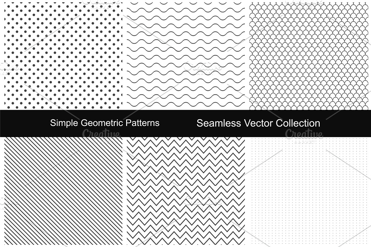 Seamless geometric patterns., a Pattern Graphic by ExpressShop