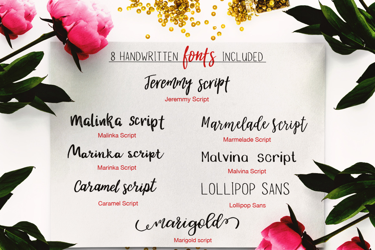 Watercolor Logo Kit + 8 Fonts!, a Branding & Logo Template by BilberryCreates (Photo 2 of 10)