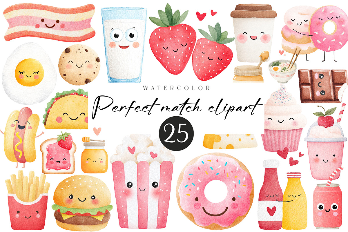 perfect match clipart, an Illustration by CreationArt (Photo 1 of 5)