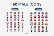 120 avatar icons-Full version, a Duotone Icon by himoki (Thumbnail 4 of 9)