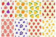 Fruits Clipart and Patterns +SVG, a Graphic by Katrinelly (Thumbnail 7 of 9)