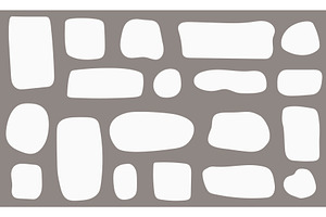 Abstract Organic Fluid Shape Set, an Illustration by Gentle Studio