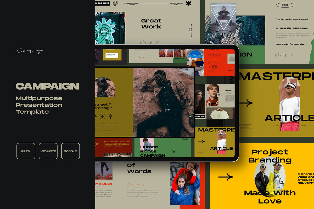 Campaign Bundle Presentation Pack, a Presentation Template by Rocket Template (Photo 1 of 13)
