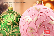 Christmas Balls Set, an Object Graphic by Voysla's Shop (Thumbnail 10 of 10)