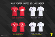 Ala Manchester United 2025 2026 Kit, a Serif Font by Iwanistic (Thumbnail 13 of 15)