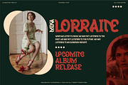 Mannish All Caps Retro Display Font, a Slab Serif Font by Wortfice (Thumbnail 2 of 11)